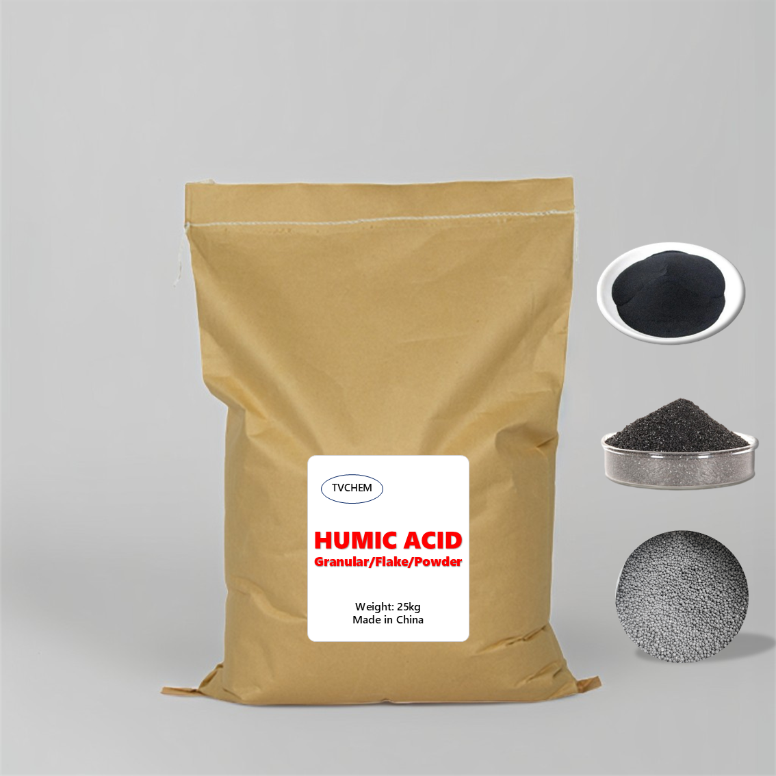 Humic Acid Viên Tròn / Vảy Nhuyễn / Bột Mịn