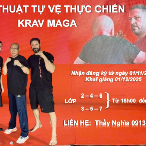 KHAI GIẢNG LỚP HỌC " KỸ THUẬT TỰ VỆ THỰC CHIẾN KRAV MAGA"